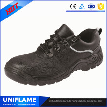 Chaussures noires de travail de sécurité d&#39;orteil de marque de la Chine noire Ufa077